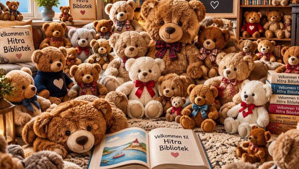 Teddybjørnens dag på Hitra bibliotek